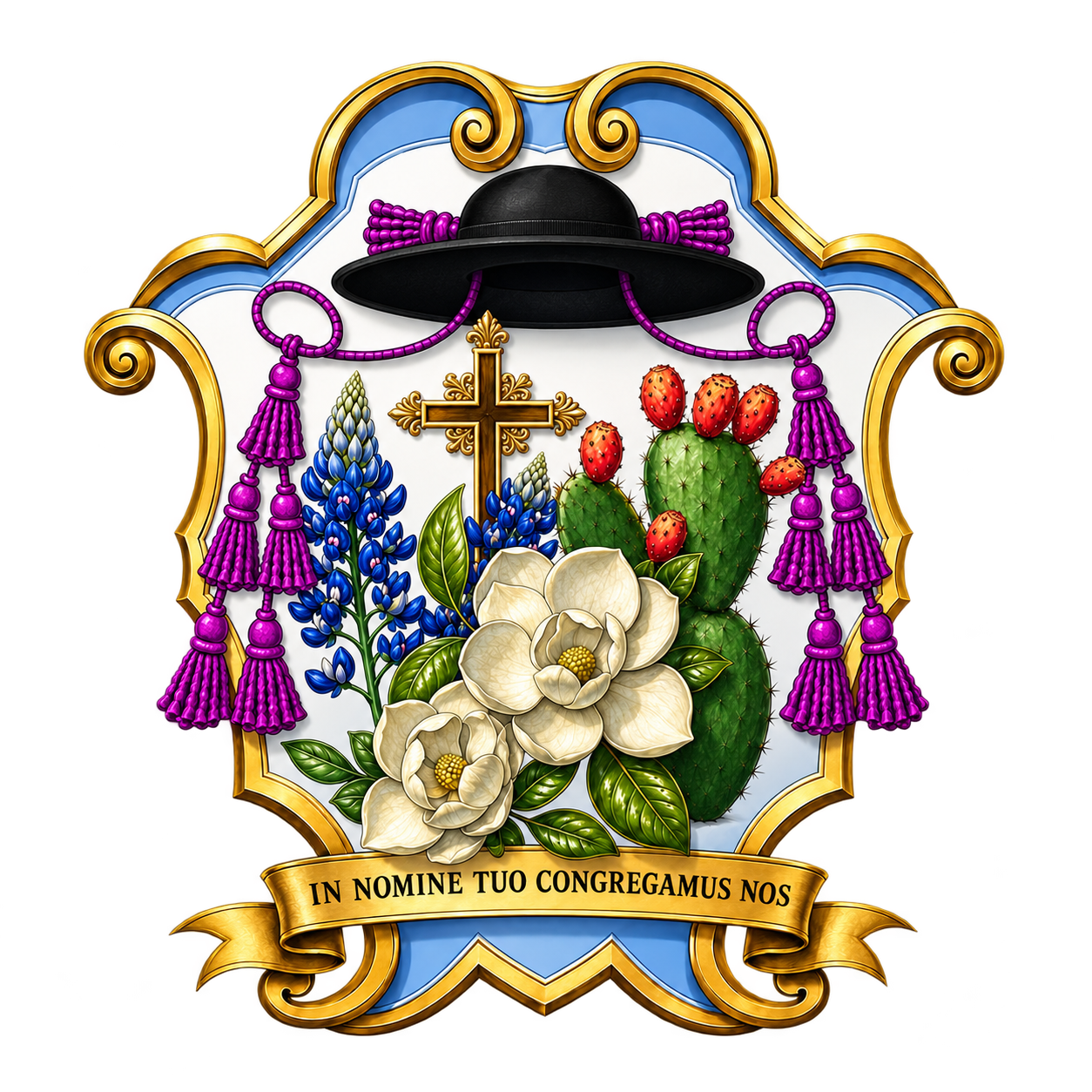 Personal coat of arms of Monsignor Efrain Ramirez Jr.